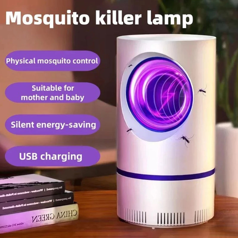 Mosquito Lamp Home Bedroom Silent 2024 New Mosquito Eliminator Electronic Mosquito Eliminator Killer USB Charge Plugged in