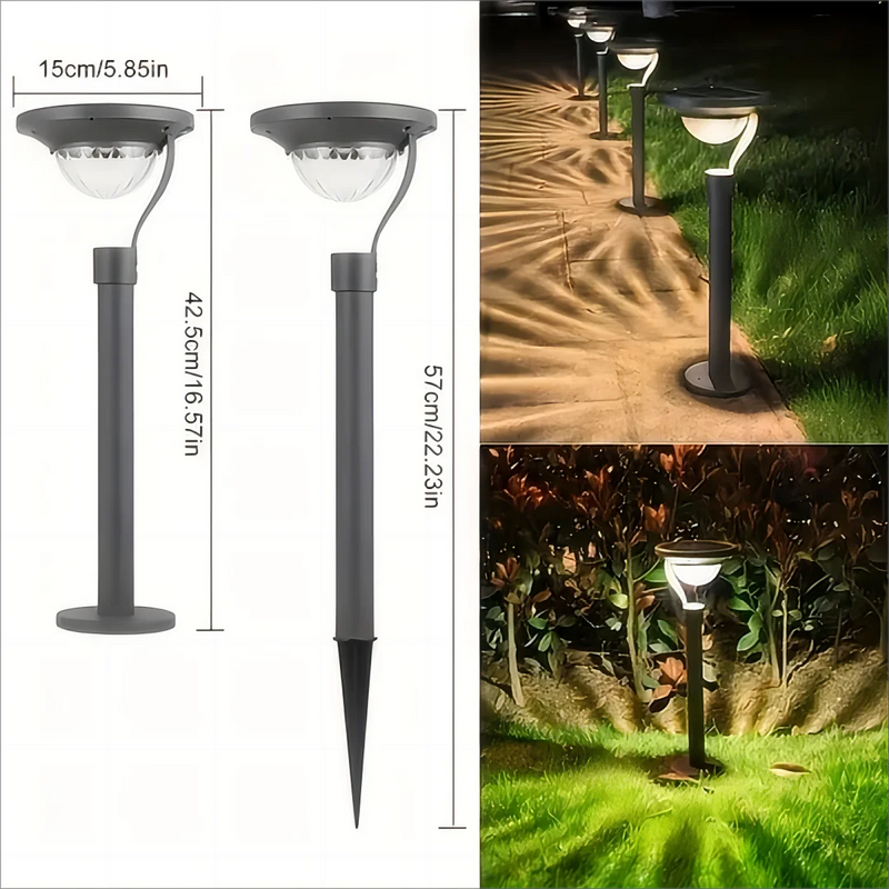 1pc Solar Energy Saving Lamp Super Bright Solar Lawn Lamp Waterproof Household Garden Villa Courtyard LED Solar Lamp