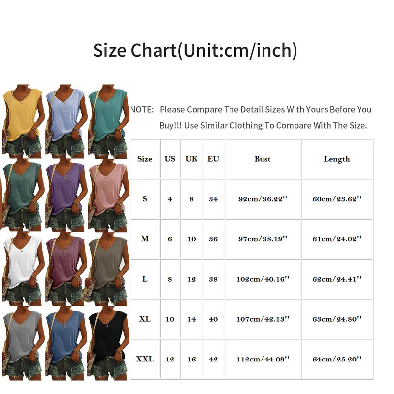 Summer Camisole Women'S V-Neck Vest Colored Cotton Solid Color T-Shirt Casual Sleeveless Vest Loose Top Fitted Vest Women'S Clot